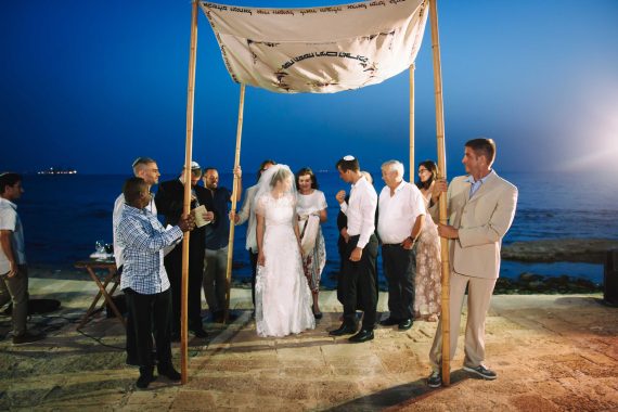 החופה על שפת הים - צילמנו חתונה בקיסריה