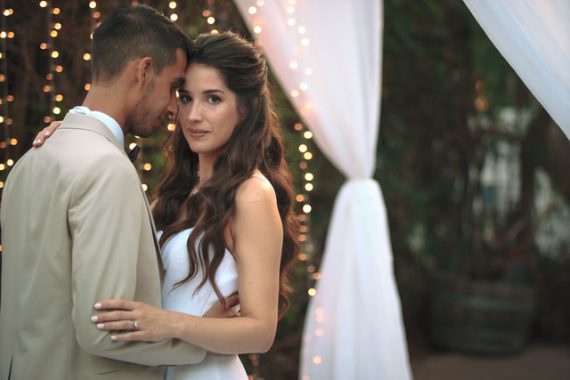 צילום חתונה בחורף אך המזג האויר היה בעדינו